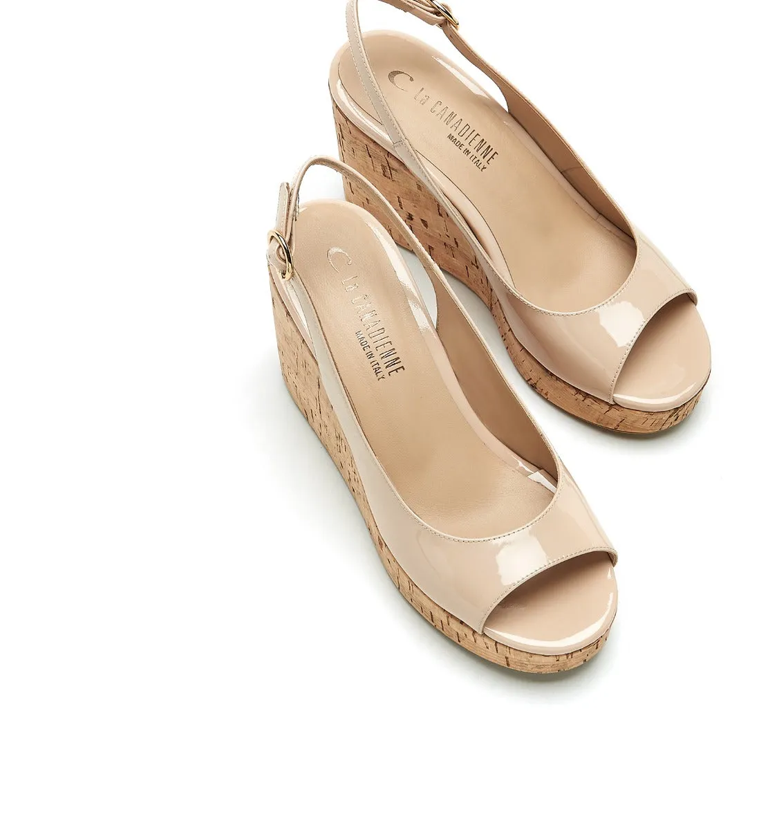 FITZCORK LEATHER WEDGE SANDAL sold by La CANADIENNE product image thumbnail 3