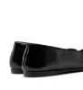 GEO CRINKLE LEATHER FLAT sold by La CANADIENNE