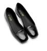 GEO CRINKLE LEATHER FLAT sold by La CANADIENNE