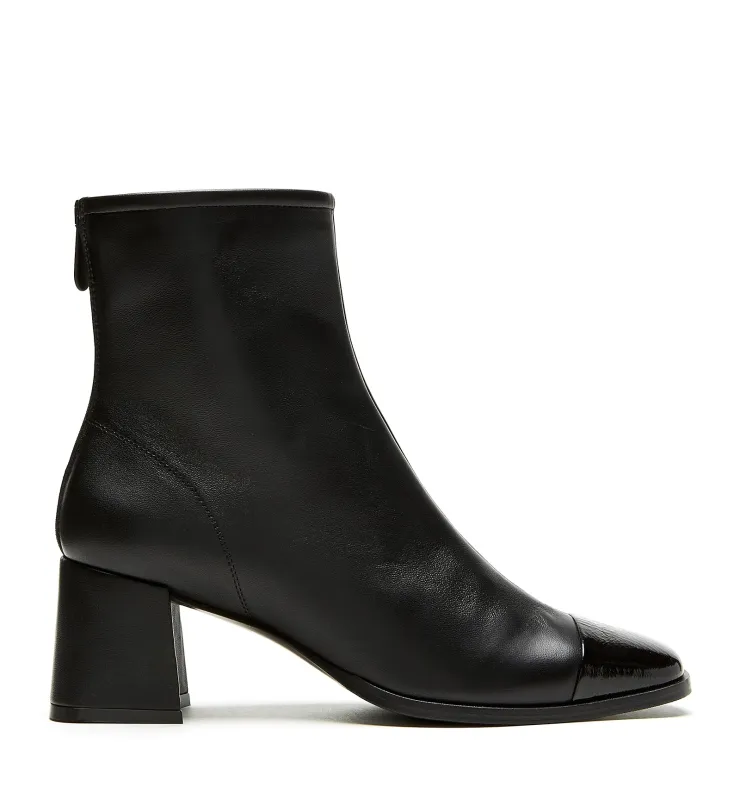 FREDA LEATHER BOOTIE sold by La CANADIENNE