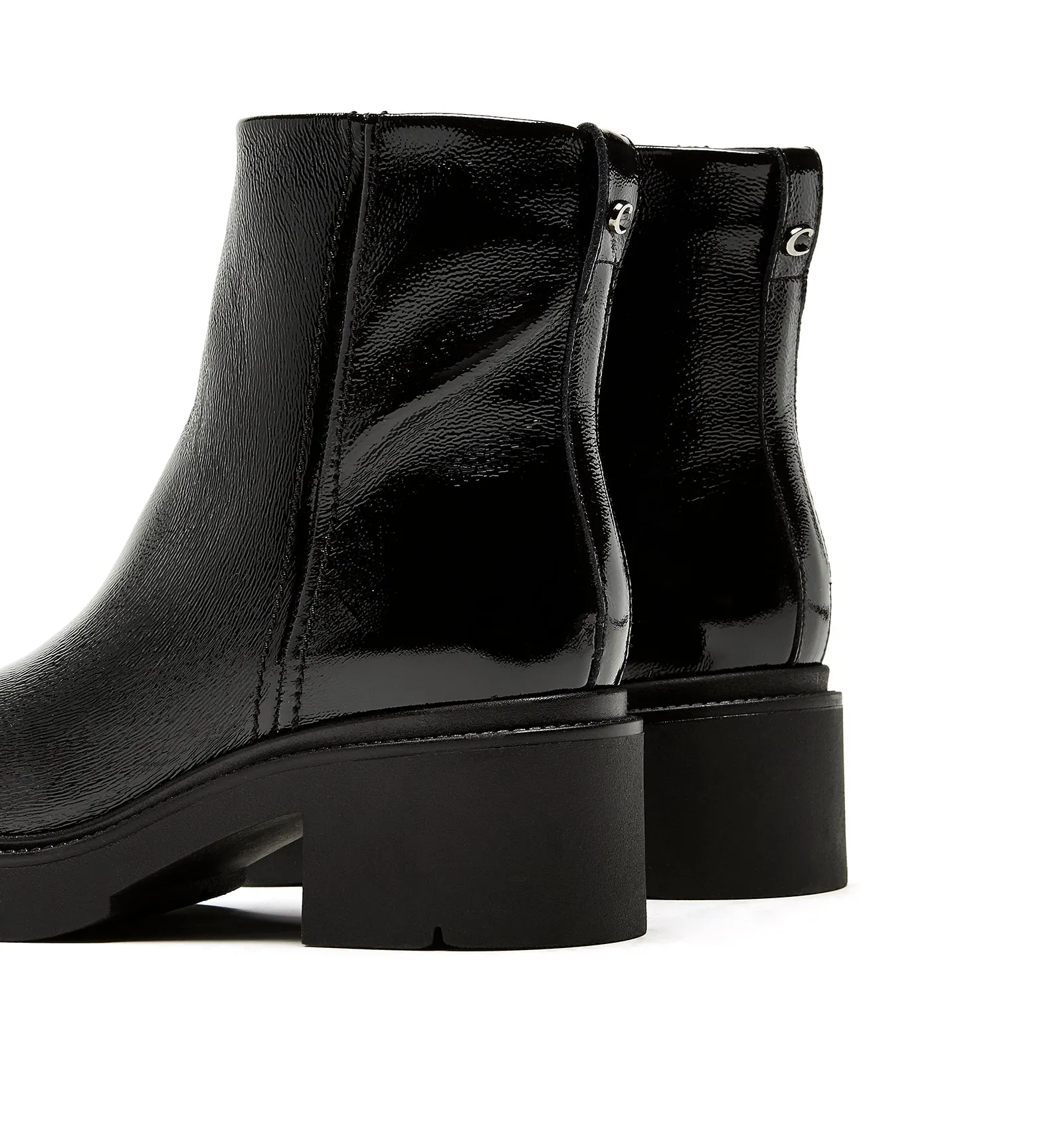 ALEC CRINKLE LEATHER BOOTIE sold by La CANADIENNE product image thumbnail 4