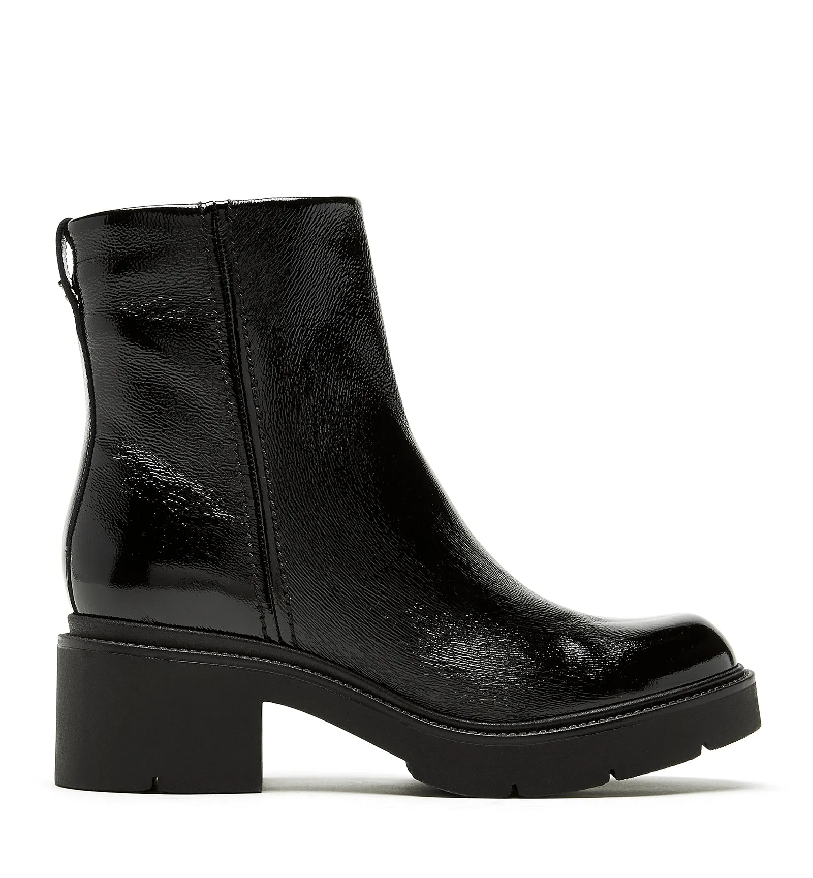 ALEC CRINKLE LEATHER BOOTIE sold by La CANADIENNE