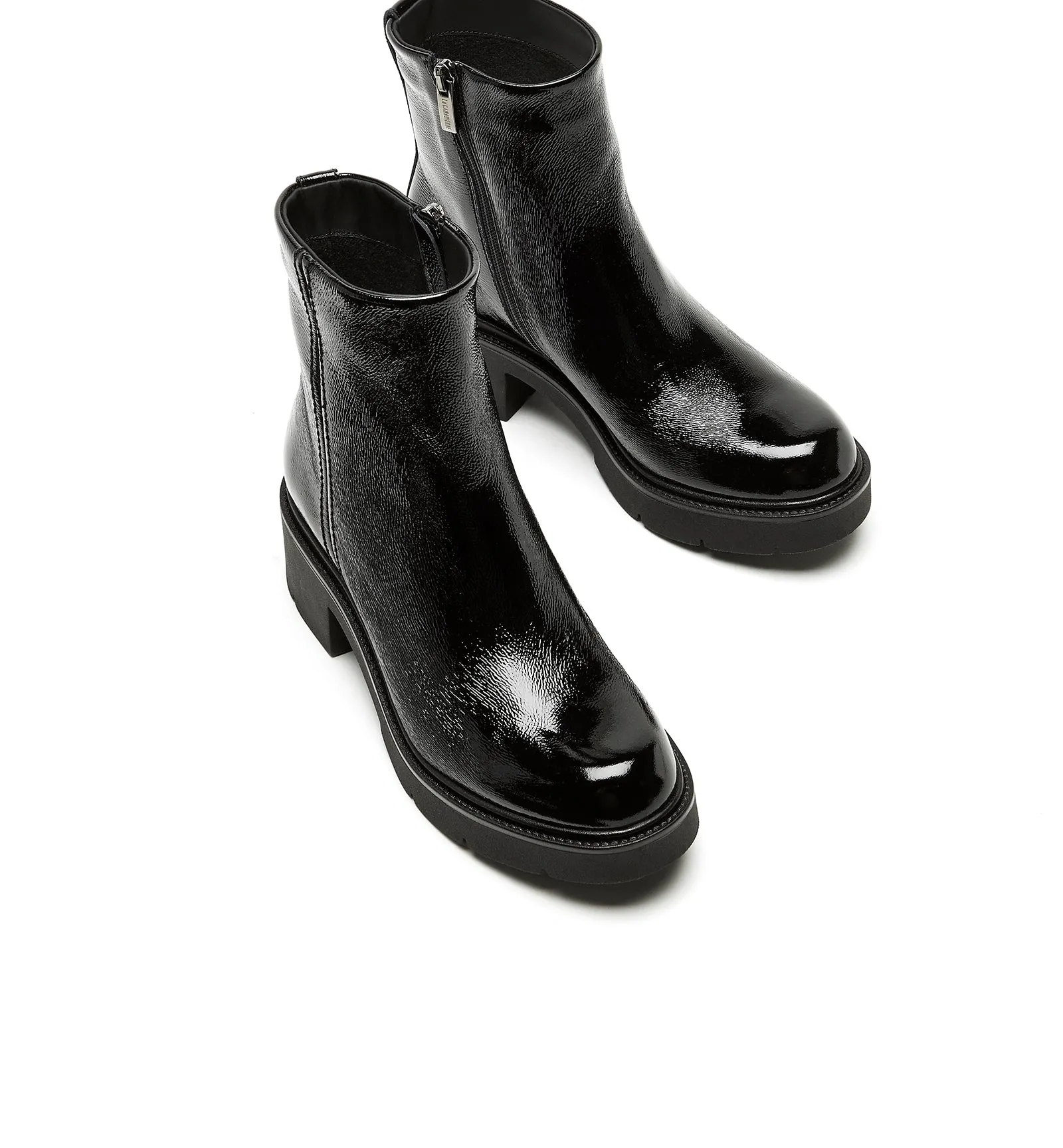 ALEC CRINKLE LEATHER BOOTIE sold by La CANADIENNE product image thumbnail 3