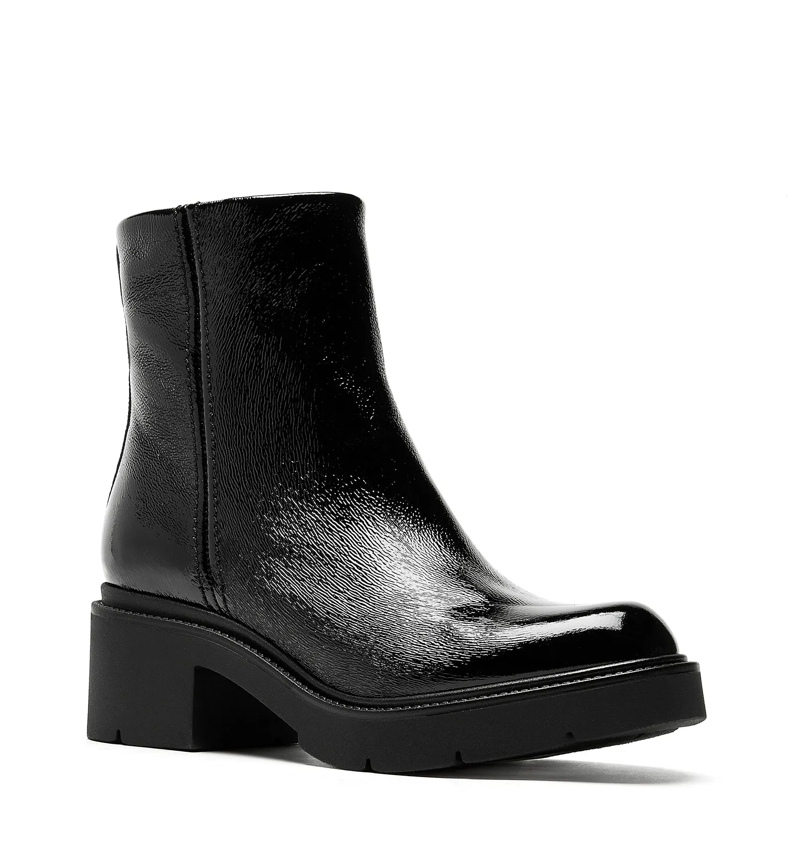 ALEC CRINKLE LEATHER BOOTIE sold by La CANADIENNE product image thumbnail 2