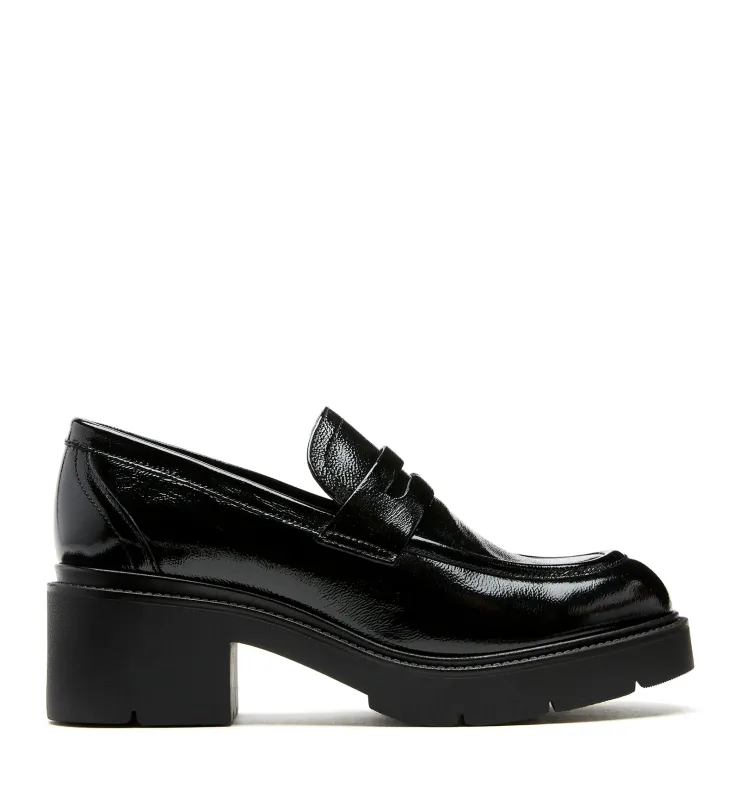 ALISA CRINKLE LEATHER LOAFER sold by La CANADIENNE