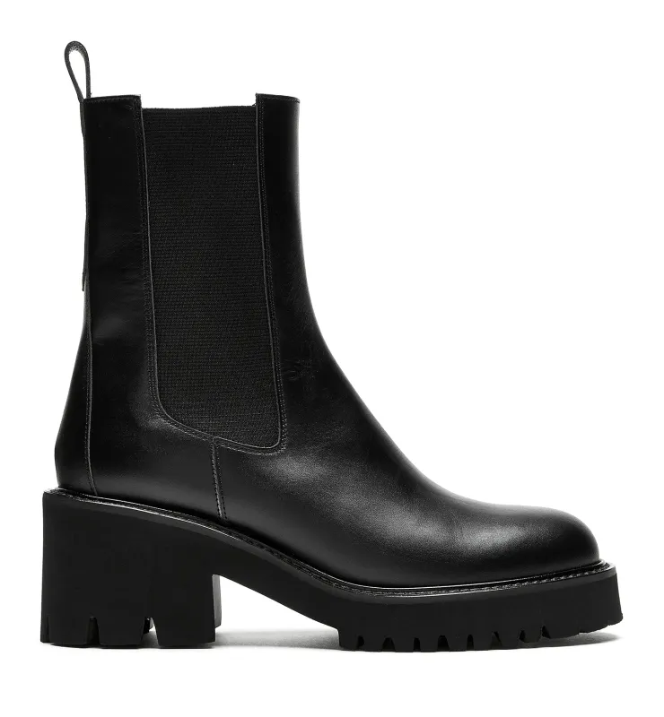 TAMMY LEATHER BOOTIE sold by La CANADIENNE