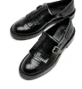 RHEA SHINE LEATHER BROGUE LOAFER sold by La CANADIENNE