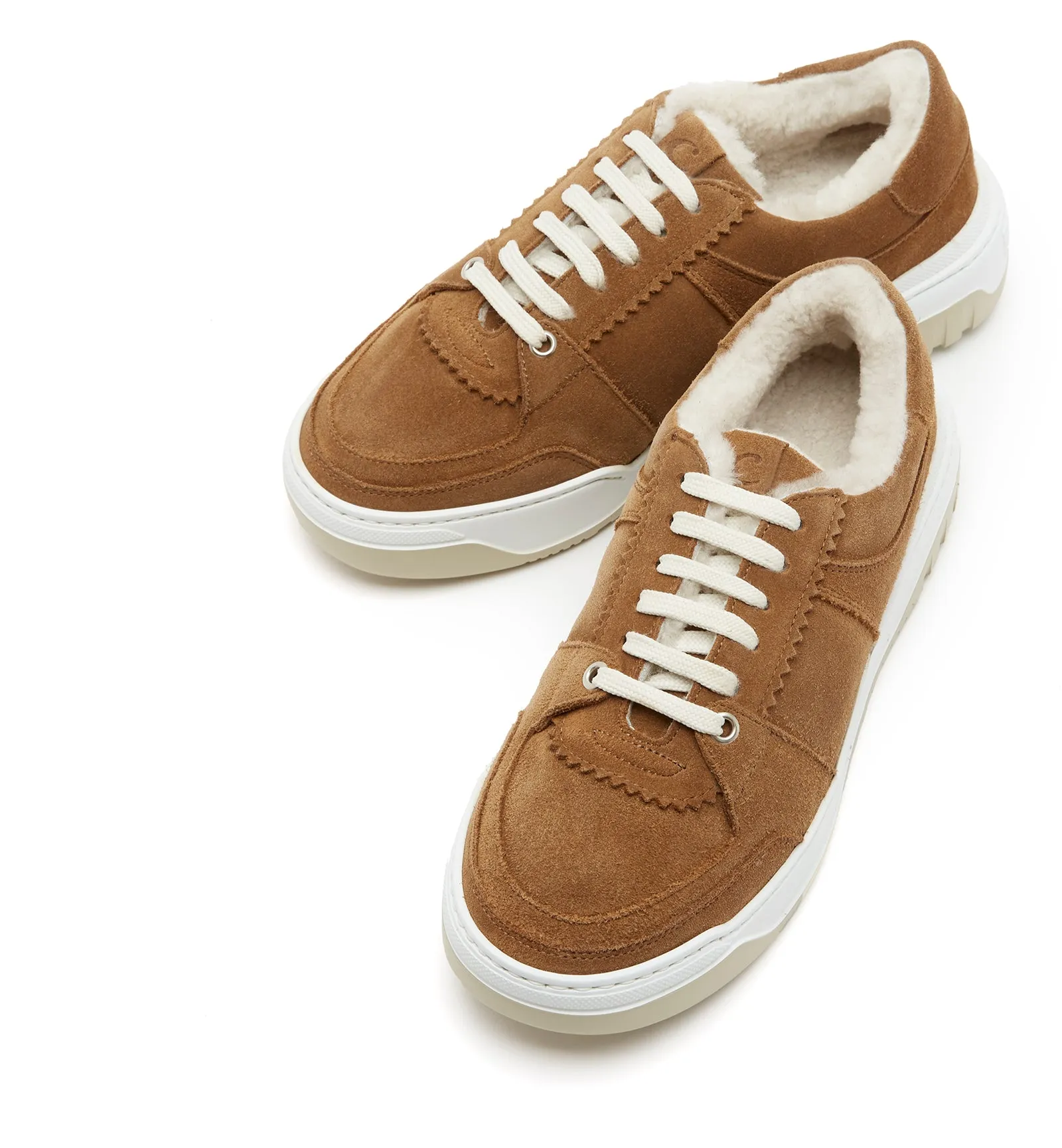 KLAIRE SHEARLING-LINED SUEDE SNEAKER sold by La CANADIENNE product image thumbnail 3