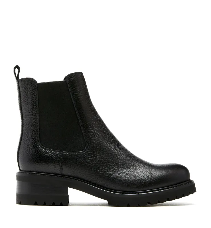 CYE PEBBLED LEATHER BOOTIE sold by La CANADIENNE
