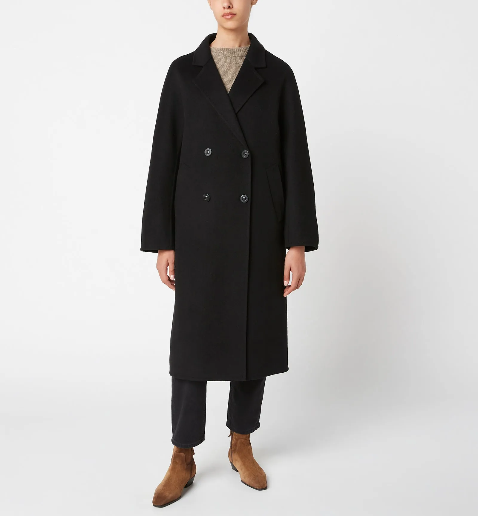 ZIGGY SLOUCH WOOL COAT sold by La CANADIENNE product image thumbnail 5