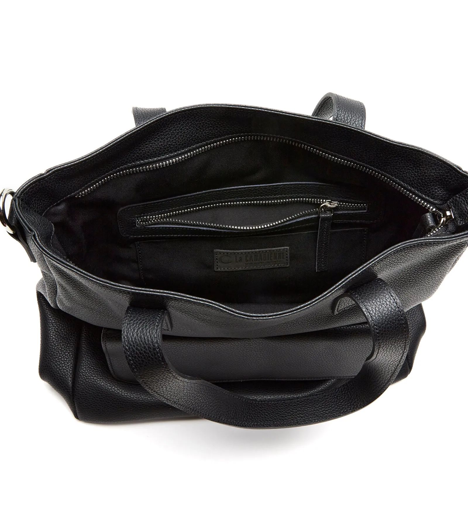 MAUDE LEATHER TOTE BAG sold by La CANADIENNE product image thumbnail 3