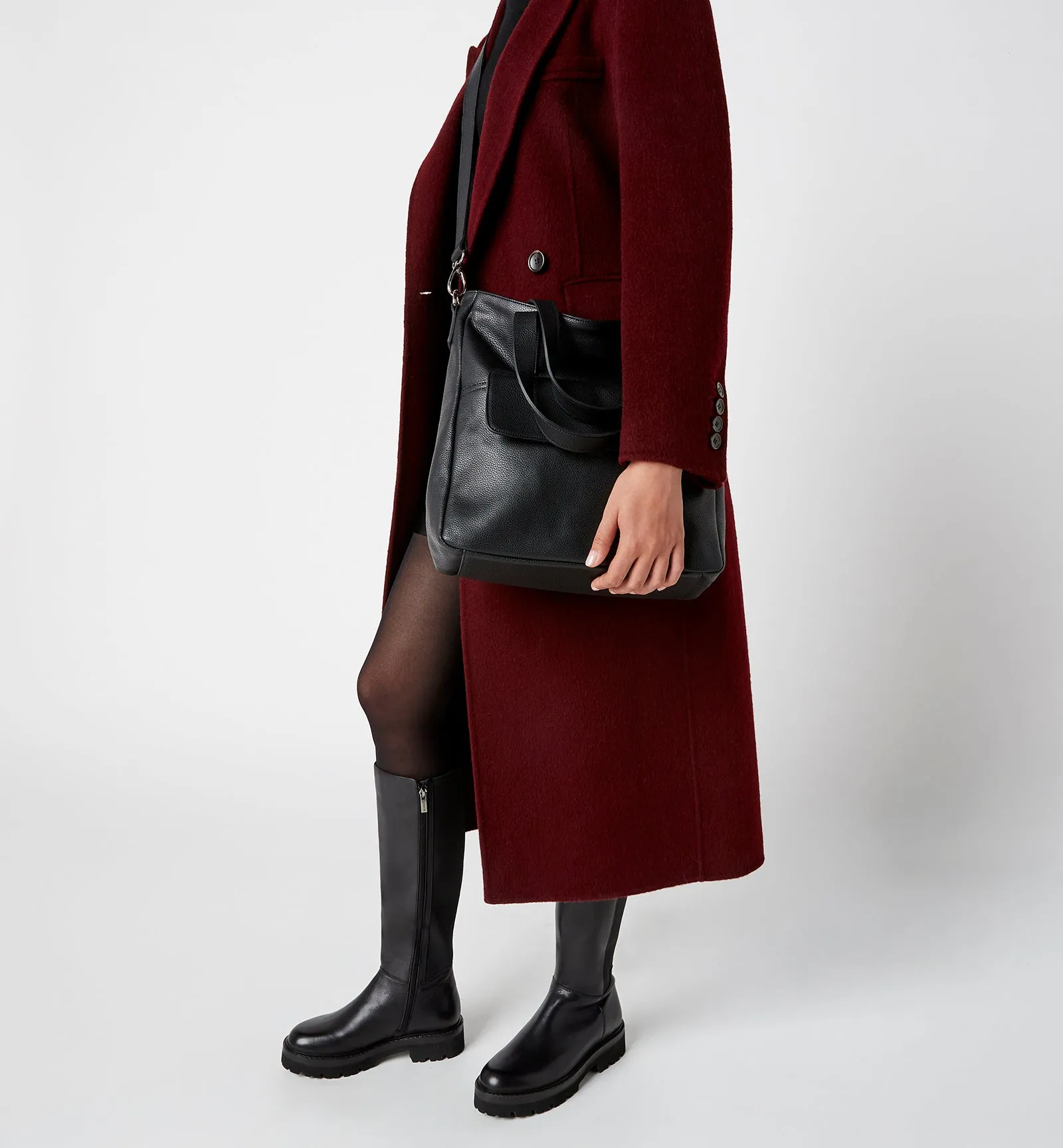 MAUDE LEATHER TOTE BAG sold by La CANADIENNE product image thumbnail 5