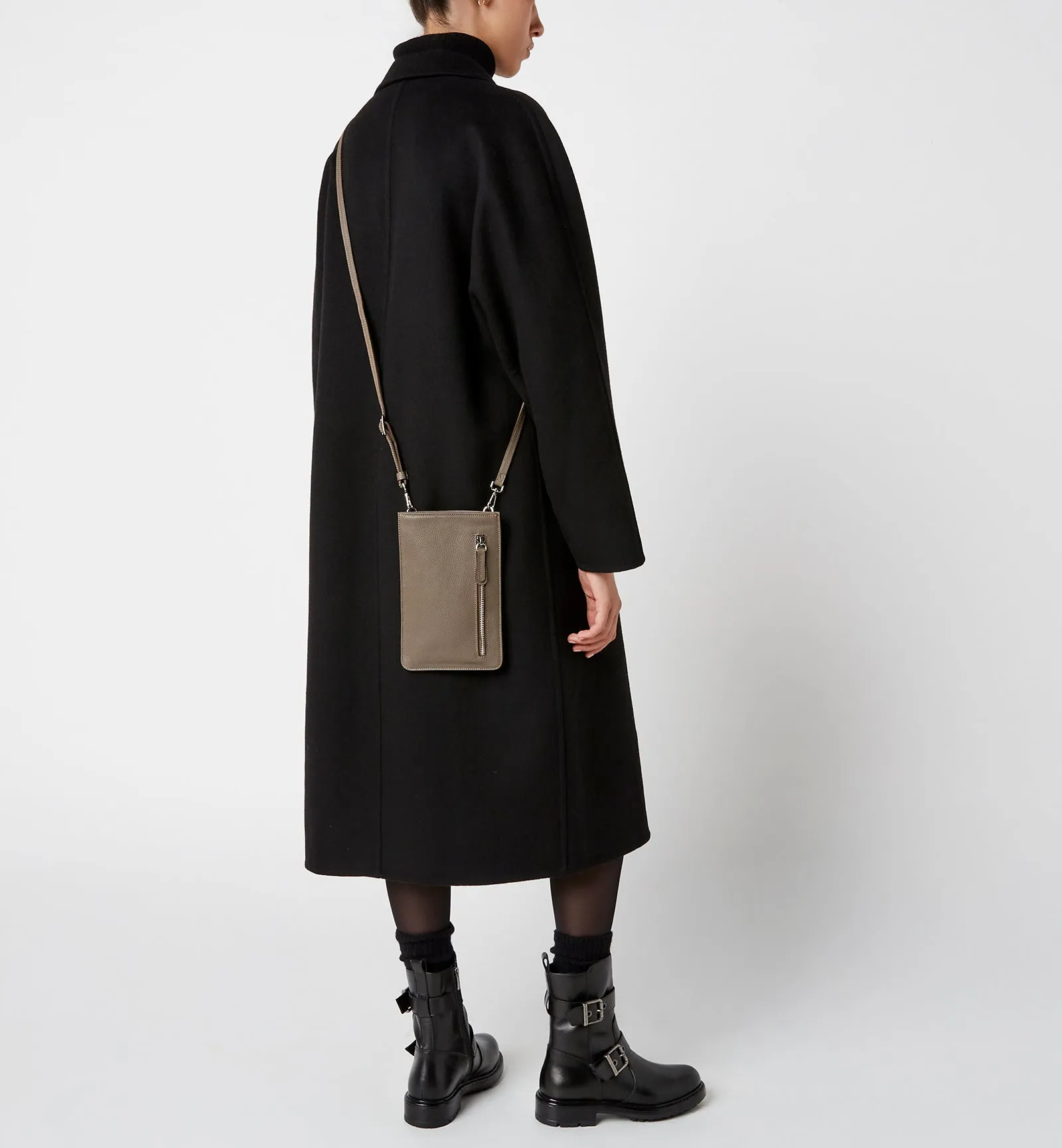 MARIUS LEATHER PHONE BAG sold by La CANADIENNE product image thumbnail 5