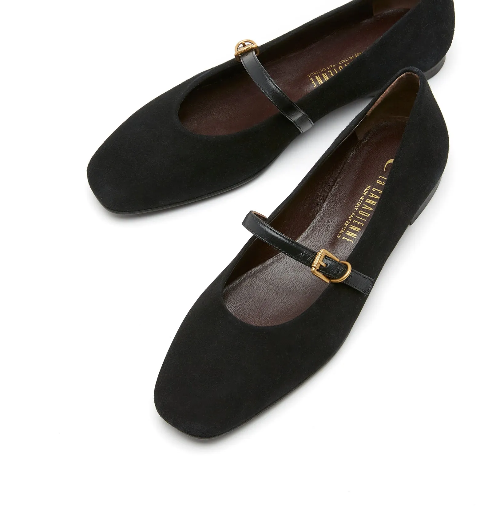 AURELIA SUEDE MARY JANE FLAT sold by La CANADIENNE product image thumbnail 3