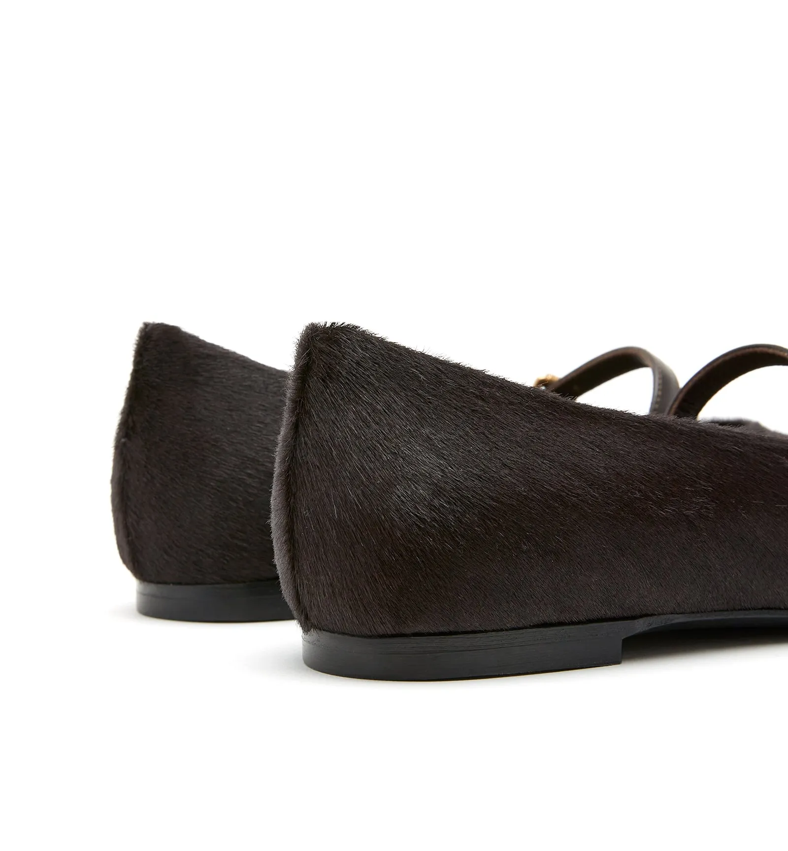 AURELIA PONY HAIR MARY JANE FLAT sold by La CANADIENNE product image thumbnail 4
