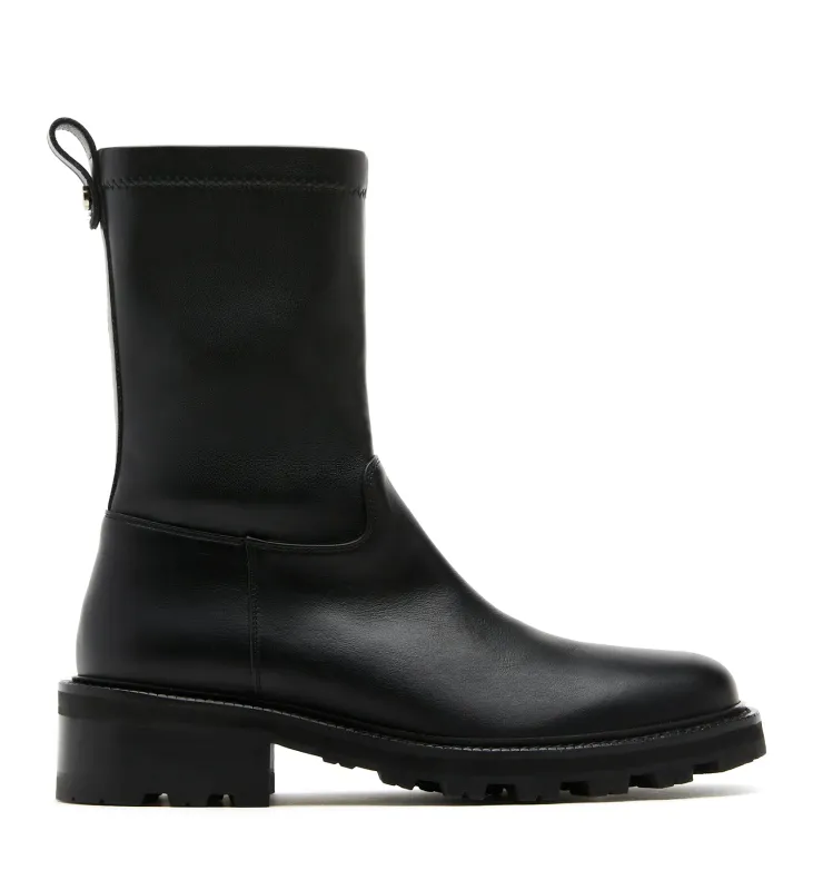 ANIKA LEATHER BOOTIE sold by La CANADIENNE