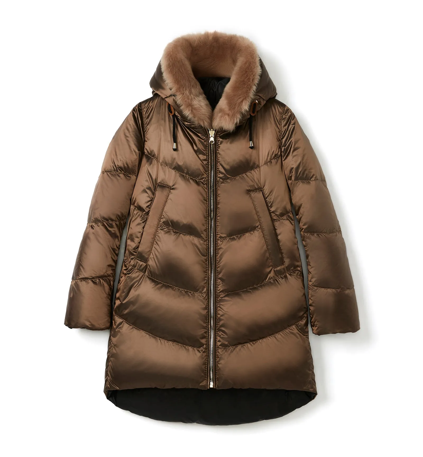 FINLO REVERSIBLE PUFFER COAT sold by La CANADIENNE