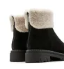 DWAYNE SHEARLING-LINED SUEDE BOOTIE sold by La CANADIENNE