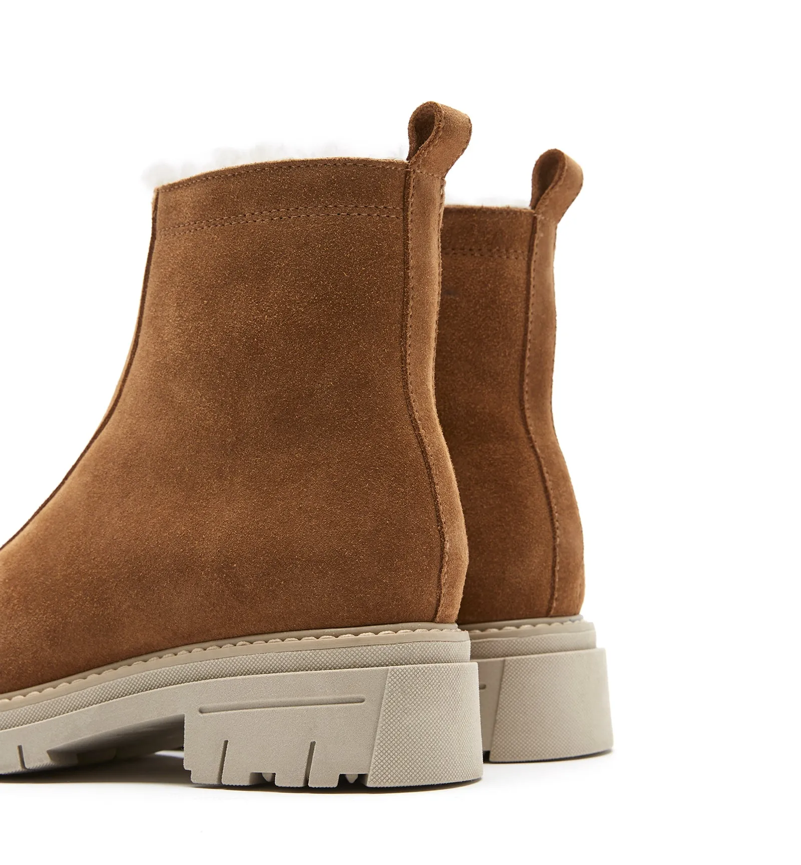 DELTA SHEARLING-LINED SUEDE BOOTIE sold by La CANADIENNE product image thumbnail 4