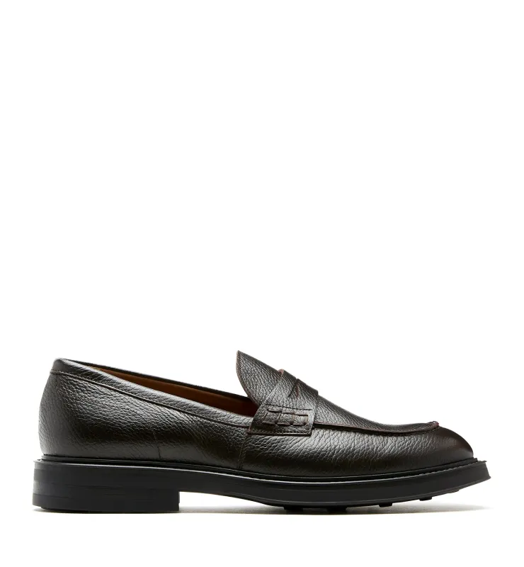 MAKAVELI MEN'S PEBBLED LEATHER LOAFER sold by La CANADIENNE