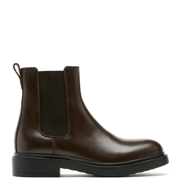 MOLLIE LEATHER BOOTIE sold by La CANADIENNE