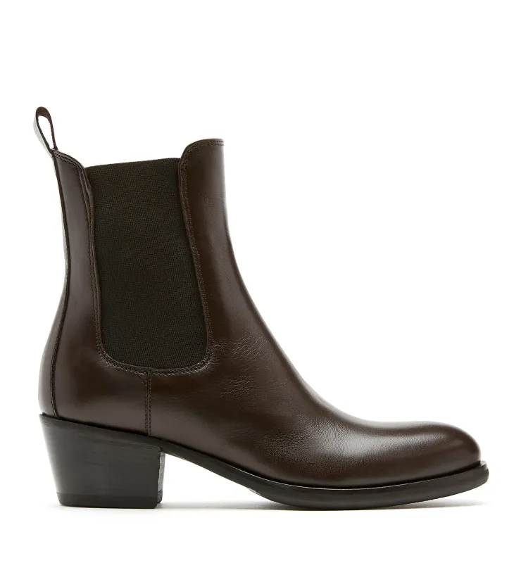 MAXWELL LEATHER BOOTIE sold by La CANADIENNE