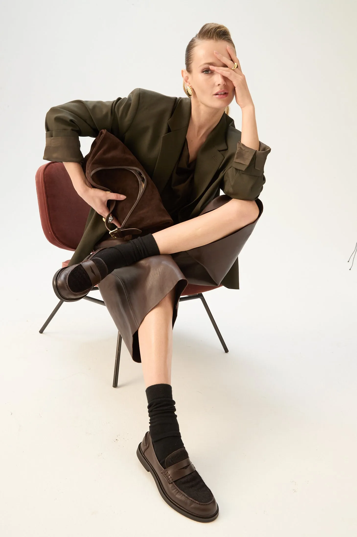 MAGNOLIA PONY HAIR LEATHER LOAFER sold by La CANADIENNE product image thumbnail 5