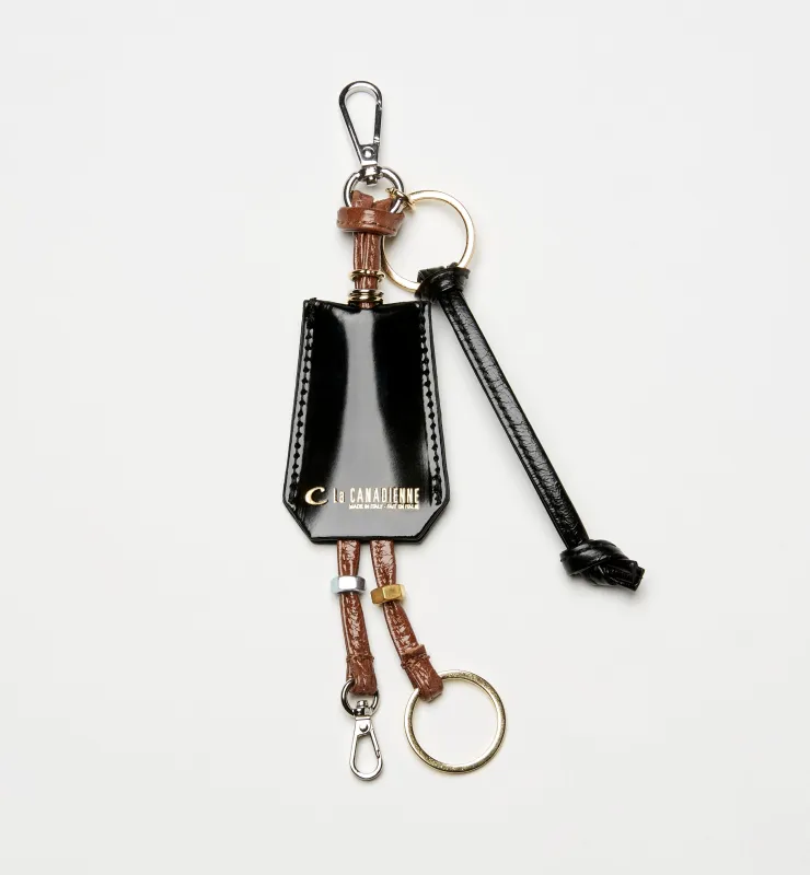 PIQUE LEATHER BAG CHARM sold by La CANADIENNE