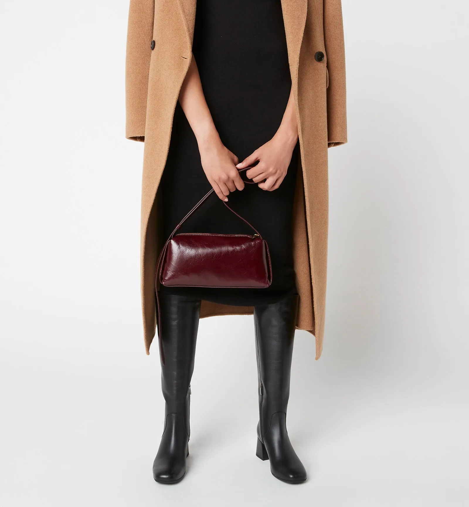 PHILIP CRINKLE LEATHER CROSSBODY BAG sold by La CANADIENNE product image thumbnail 5