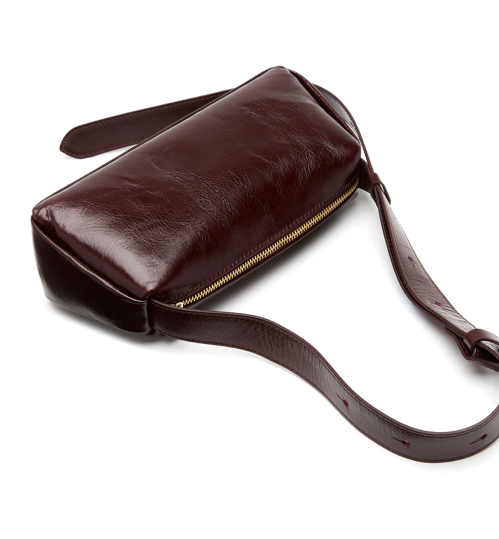 PHILIP CRINKLE LEATHER CROSSBODY BAG sold by La CANADIENNE product image thumbnail 4