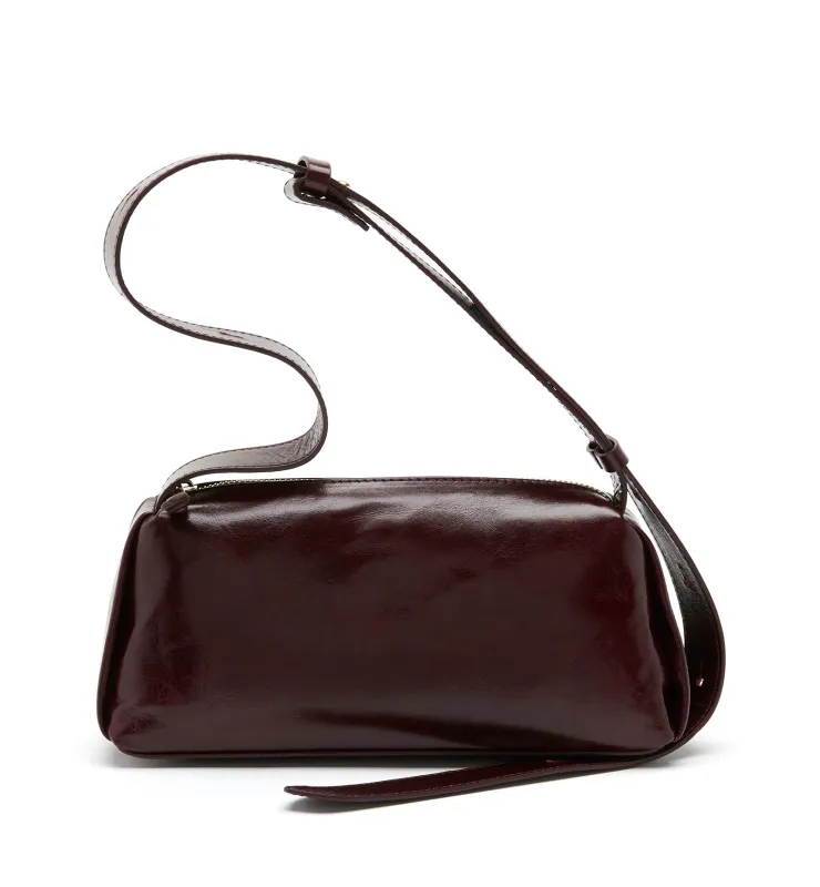 PHILIP CRINKLE LEATHER CROSSBODY BAG sold by La CANADIENNE