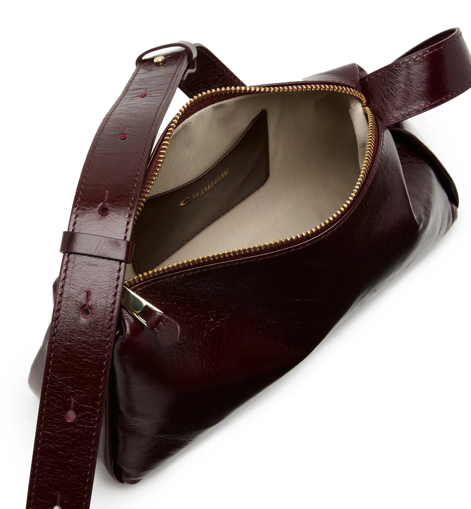 PHILIP CRINKLE LEATHER CROSSBODY BAG sold by La CANADIENNE product image thumbnail 3