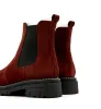 DERRICK SHEARLING-LINED SUEDE BOOTIE sold by La CANADIENNE