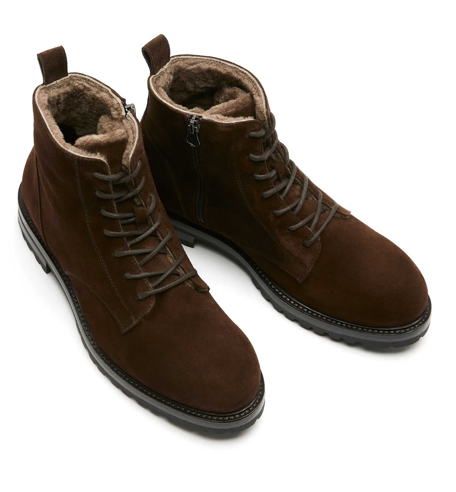 LUIS MEN'S SHEARLING-LINED SUEDE BOOT sold by La CANADIENNE product image thumbnail 3