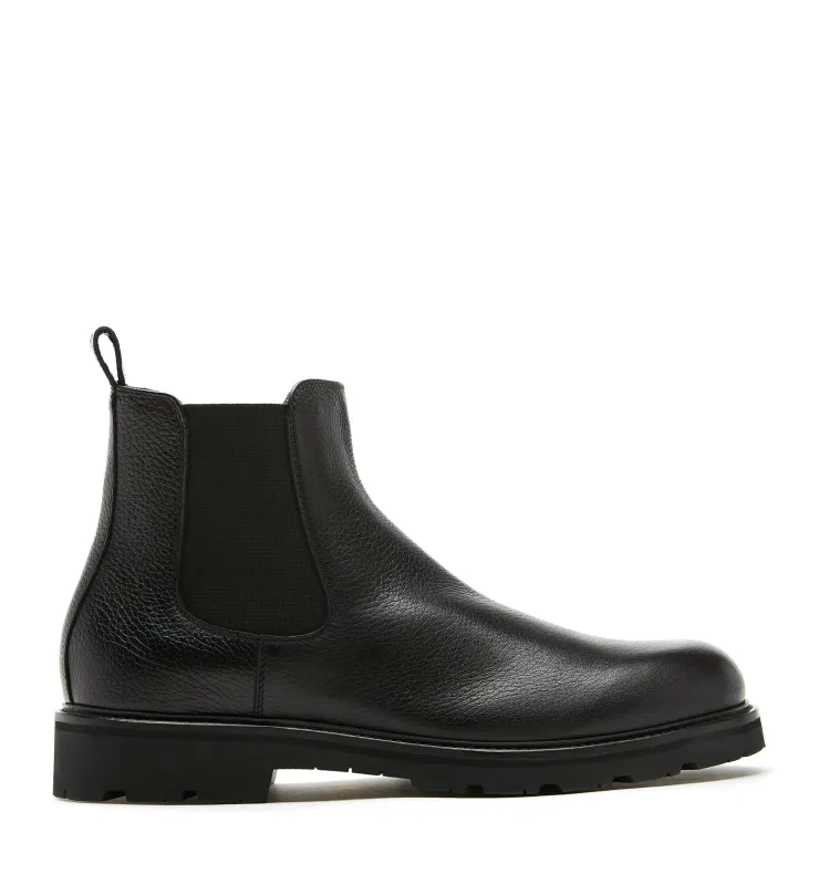 LACHLAN MEN'S PEBBLED LEATHER BOOT sold by La CANADIENNE