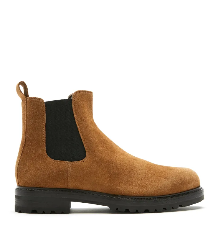 LACHLAN MEN'S SHEARLING-LINED SUEDE BOOT sold by La CANADIENNE