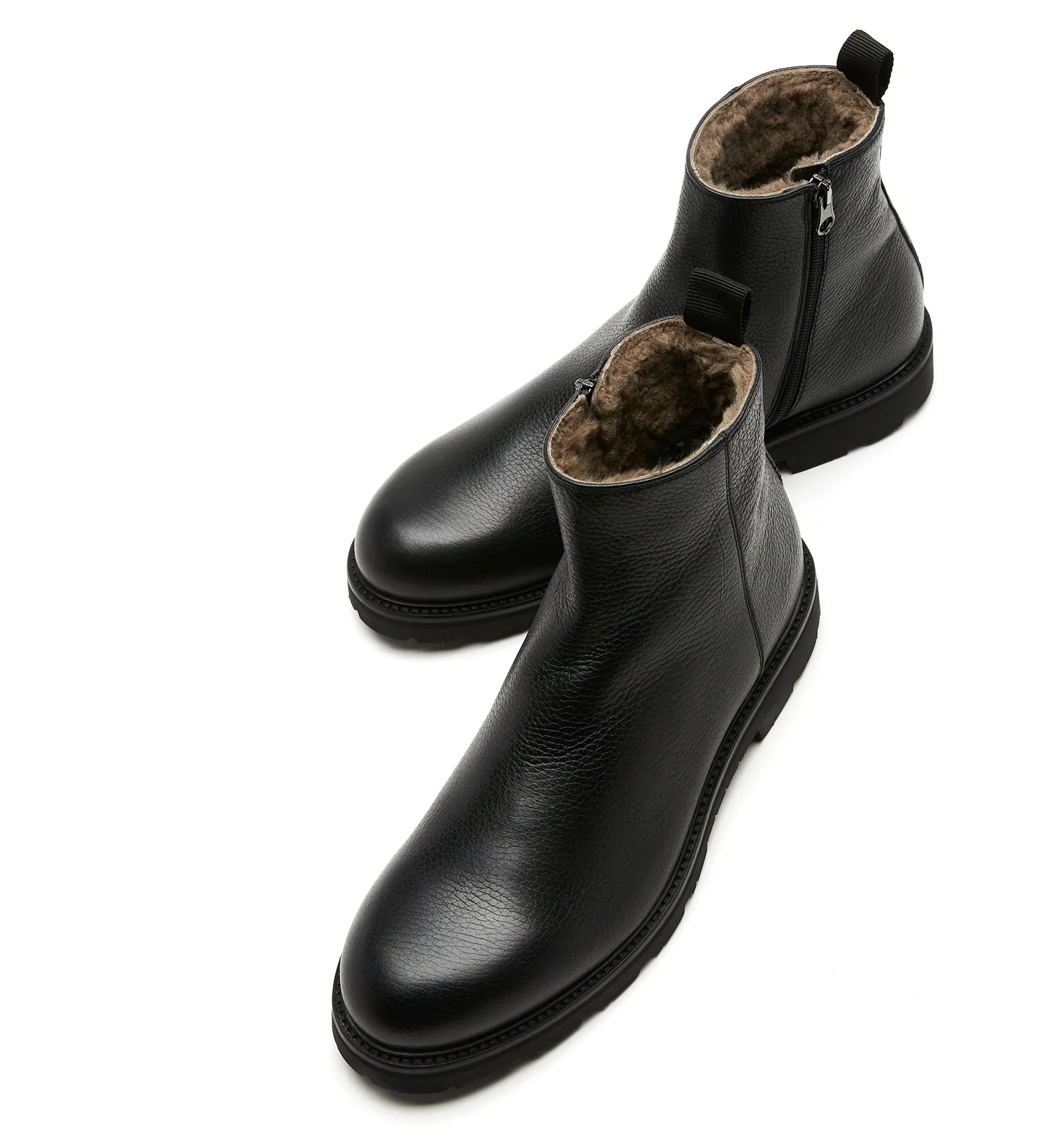 LUKAS MEN'S SHEARLING-LINED LEATHER BOOT sold by La CANADIENNE product image thumbnail 3