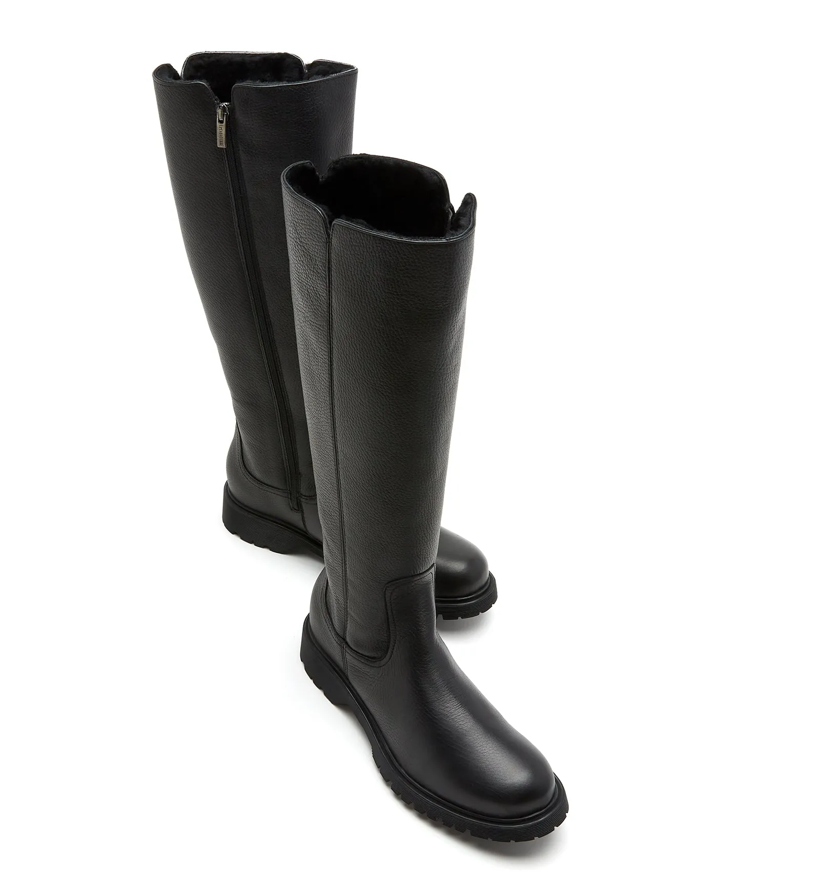 HARRY SHEARLING-LINED PEBBLE LEATHER BOOT sold by La CANADIENNE product image thumbnail 3