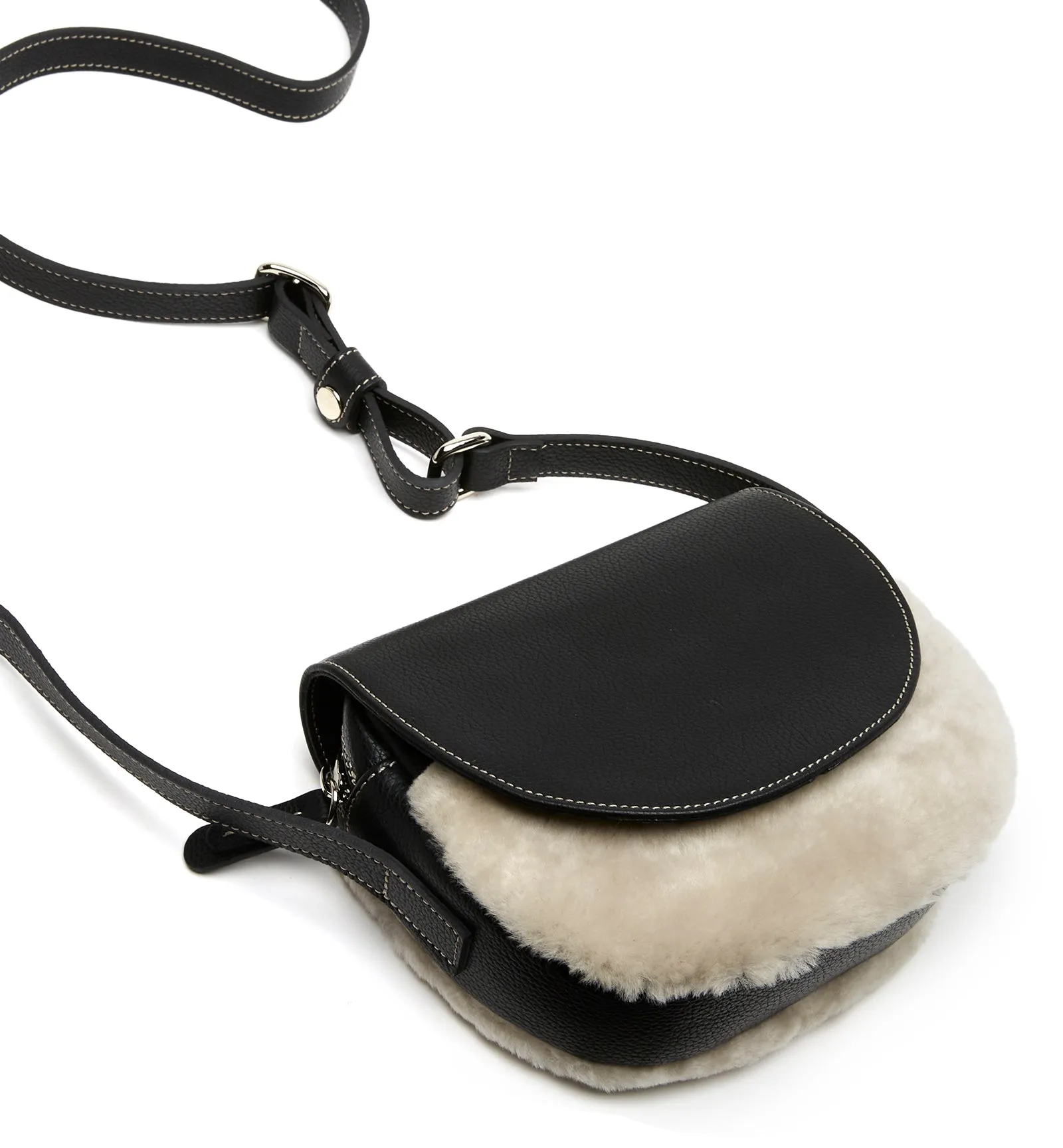 MORIS SHEARLING CROSSBODY BAG sold by La CANADIENNE product image thumbnail 4