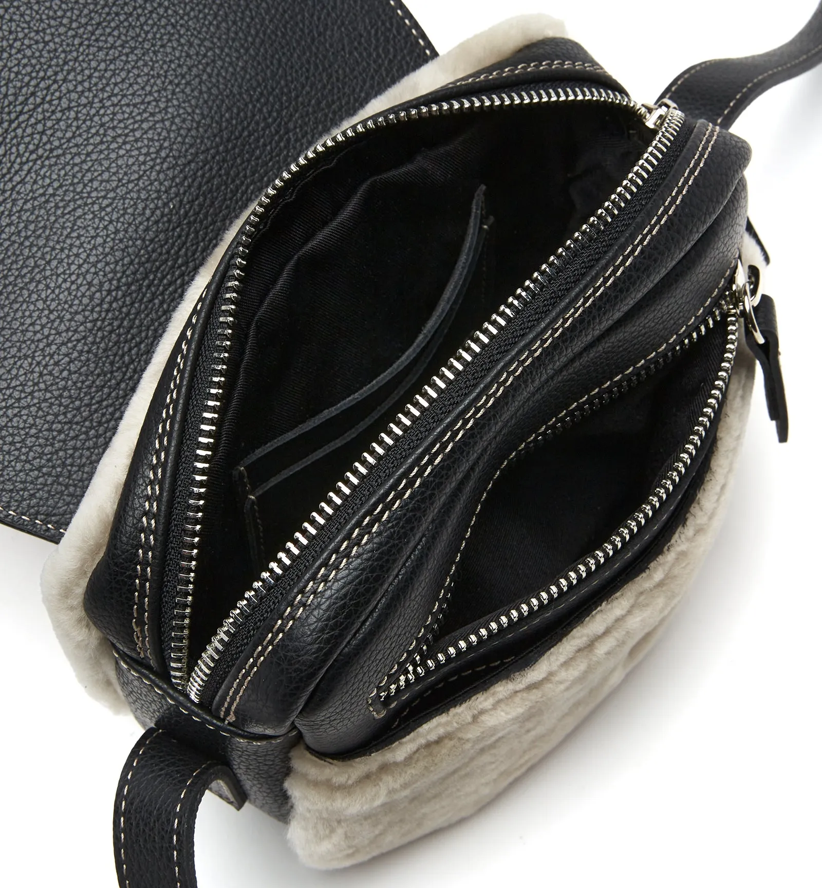 MORIS SHEARLING CROSSBODY BAG sold by La CANADIENNE product image thumbnail 3