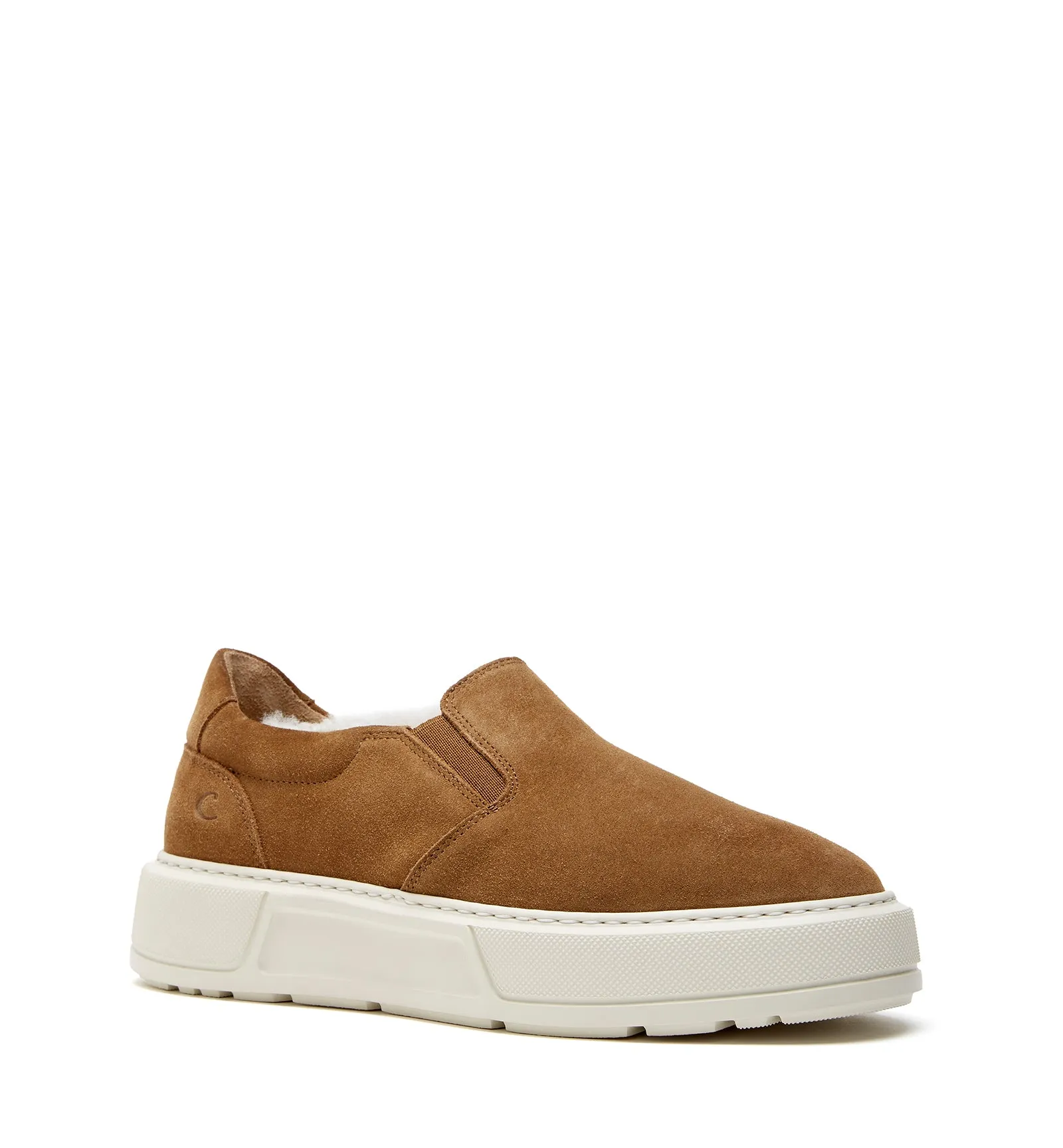 VALERIE SHEARLING-LINED SUEDE SNEAKER sold by La CANADIENNE product image thumbnail 2