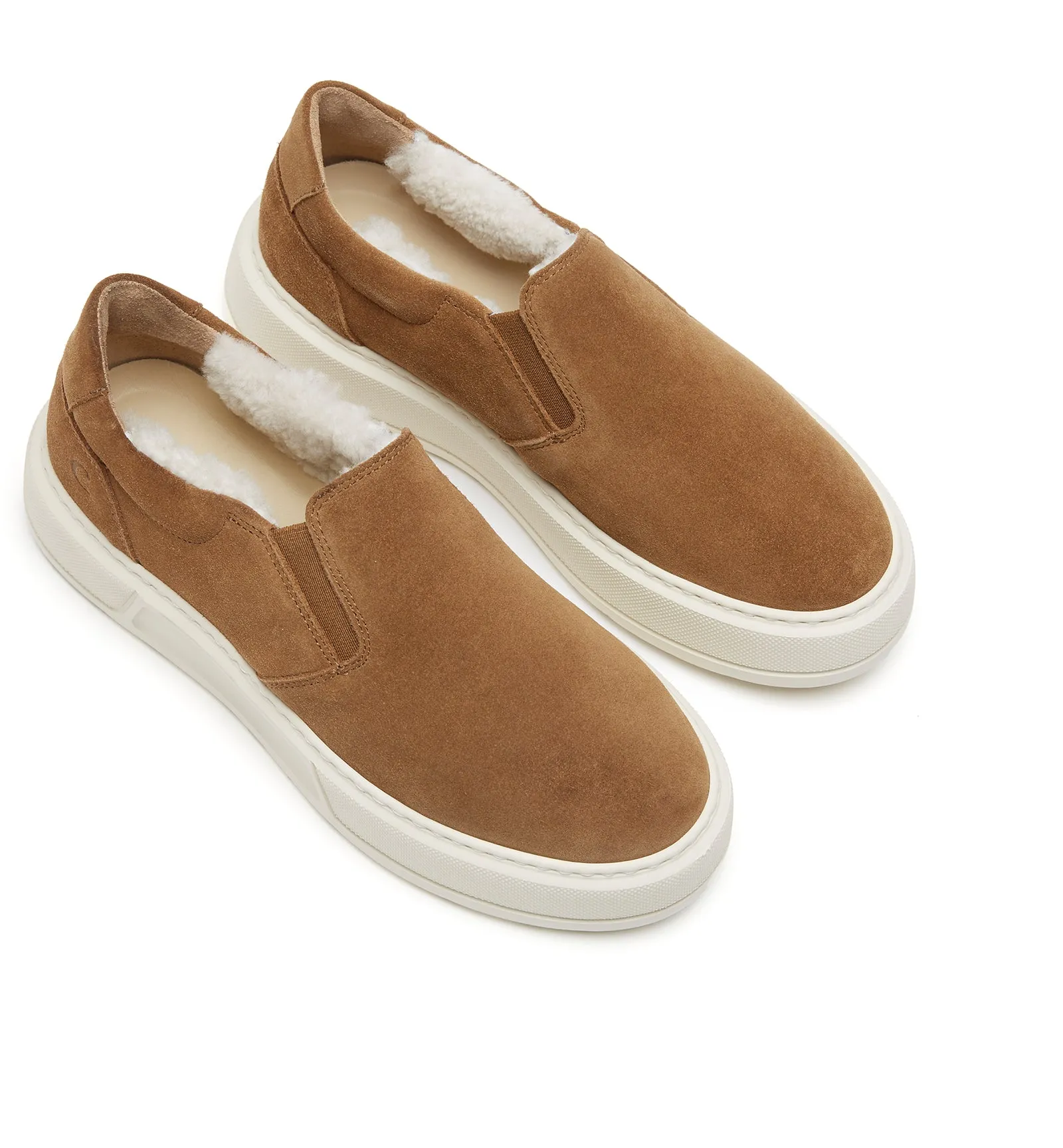 VALERIE SHEARLING-LINED SUEDE SNEAKER sold by La CANADIENNE product image thumbnail 3