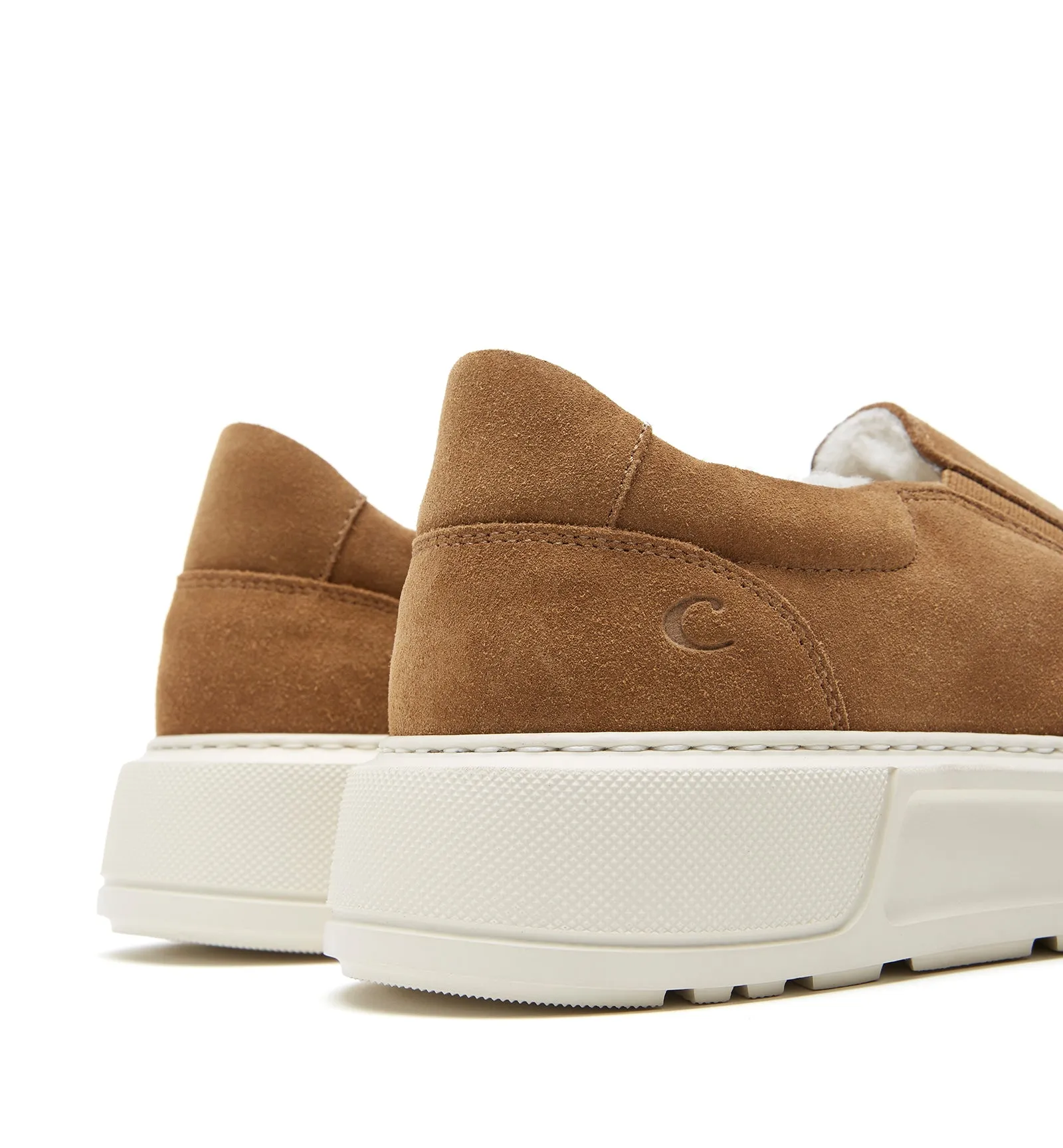 VALERIE SHEARLING-LINED SUEDE SNEAKER sold by La CANADIENNE product image thumbnail 4