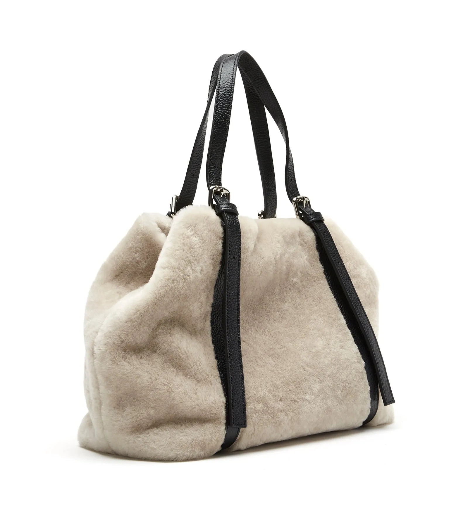 MEYER SHEARLING TOTE BAG sold by La CANADIENNE product image thumbnail 2