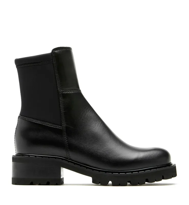 CALIX LEATHER BOOTIE sold by La CANADIENNE