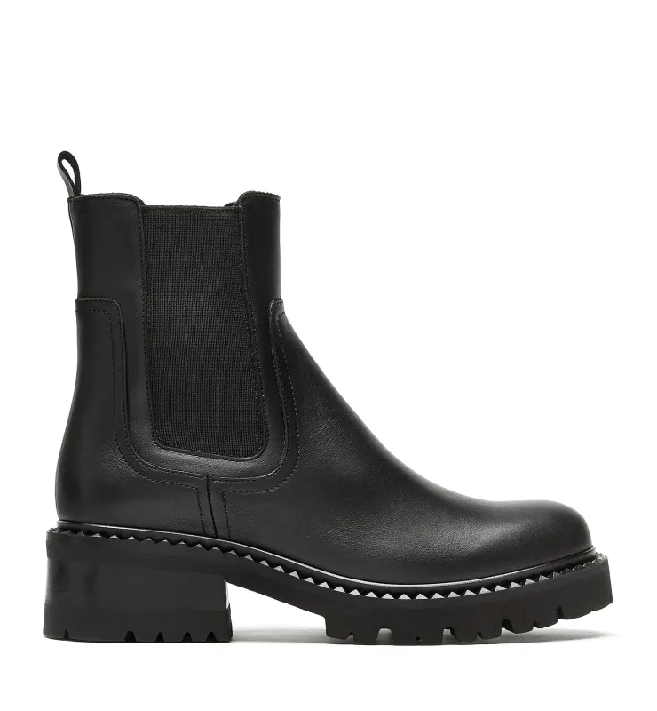 CORY LEATHER BOOTIE sold by La CANADIENNE