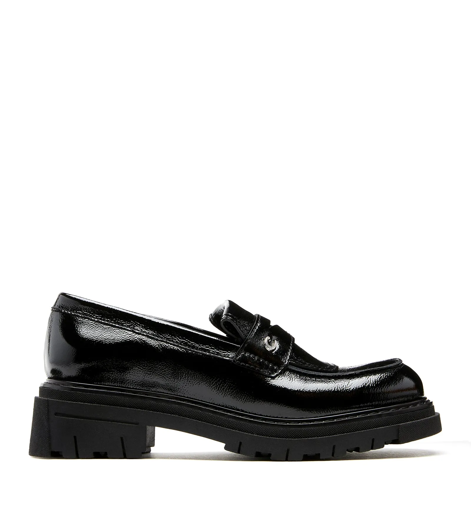 DEBBI CRINKLE LEATHER LOAFER sold by La CANADIENNE