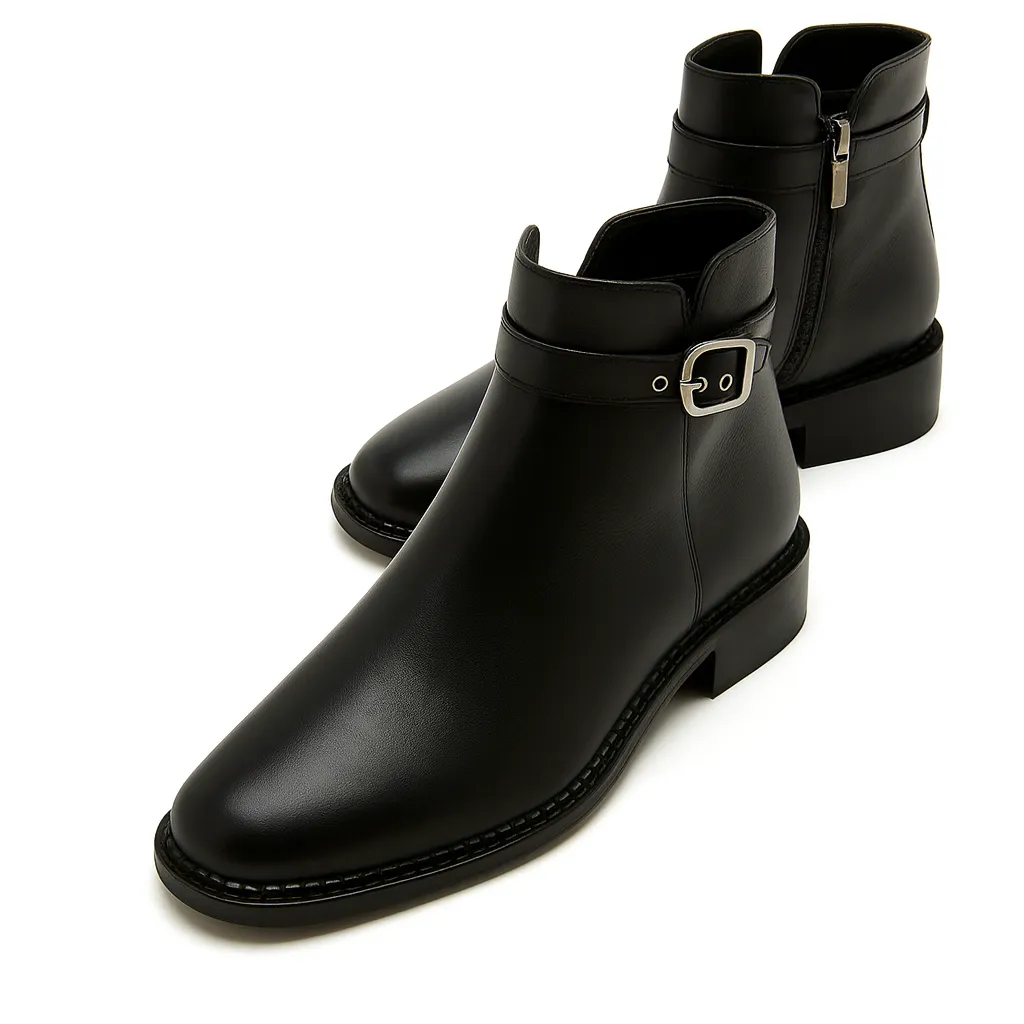 SUNSHINE LEATHER BOOTIE sold by La CANADIENNE product image thumbnail 3