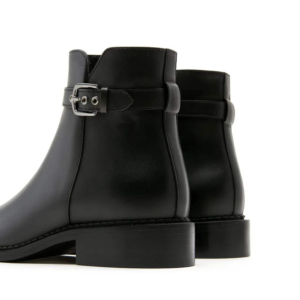 SUNSHINE LEATHER BOOTIE sold by La CANADIENNE product image thumbnail 4