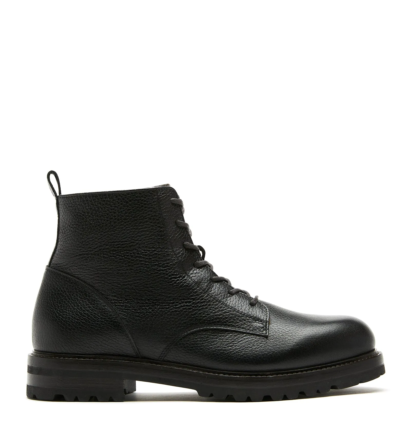 LUIS MEN'S SHEARLING-LINED PEBBLE LEATHER BOOT sold by La CANADIENNE